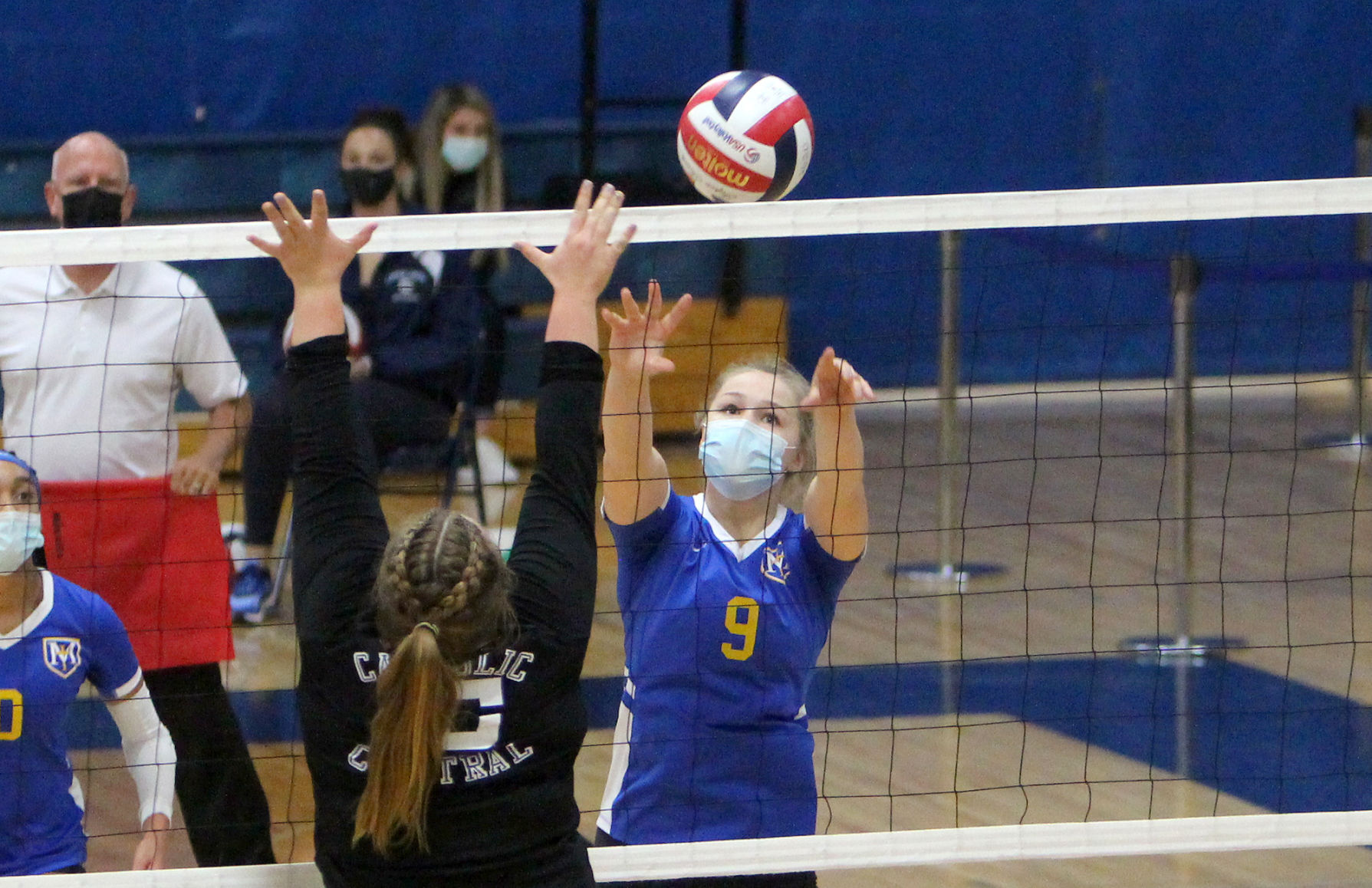 McDonell volleyball vs Catholic Central at Division 4 state championship 11-7-20
